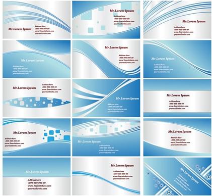 dynamic lines of the blue card background vector