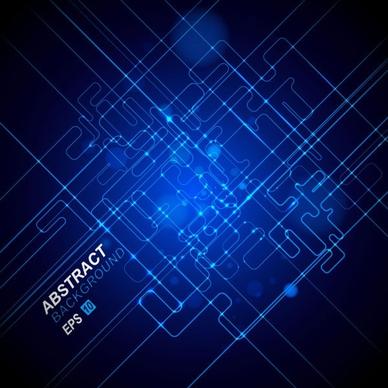 dynamic technological background bright 04 vector