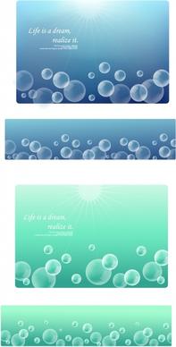 decorative backgrounds bubbles sunlight decor blue design