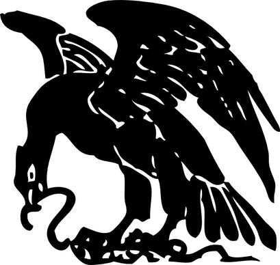 Eagle And Snake clip art