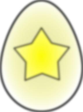 Easter Egg Star clip art