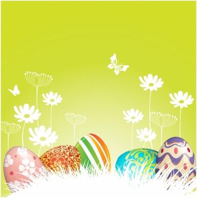 Easter Eggs background