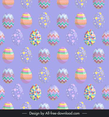  easter pattern template modern repeating eggs decor