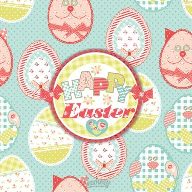 easter themed seamless background