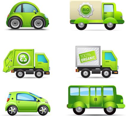 eco bio green vehicle set