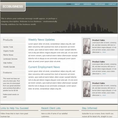 Eco business Template