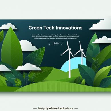 eco clean website template modern paper cut design