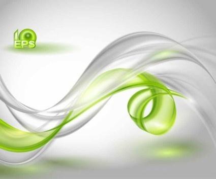 eco green abstract vector art background