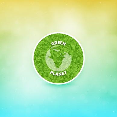eco green planet concept