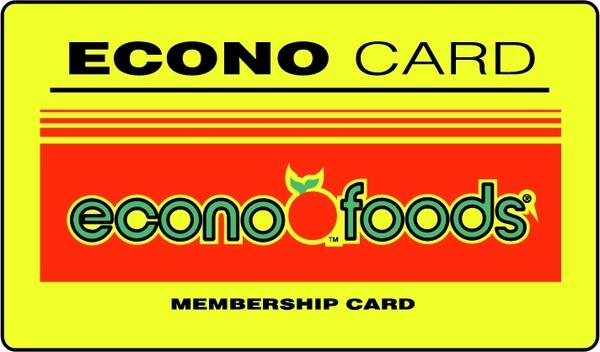 econo card econo foods
