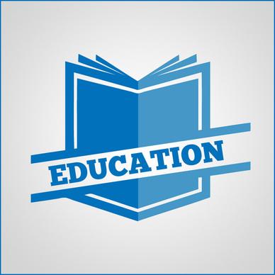 education book logo vector download