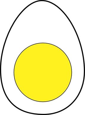 Egg White Yellow Protein clip art