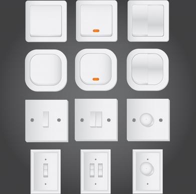 electrical switches vector