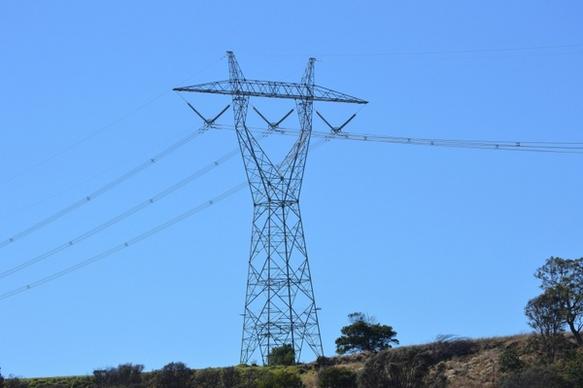 electricity pylon power lines