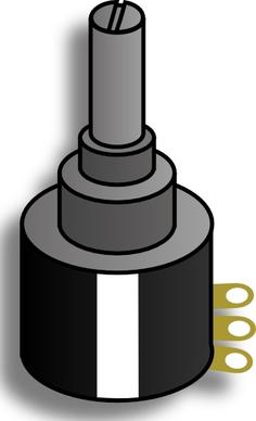 Electronic Variable Resistance clip art