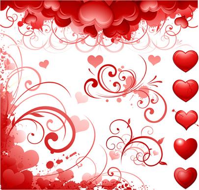 elegant valentine background graphic