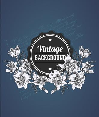 elegant vintage background set