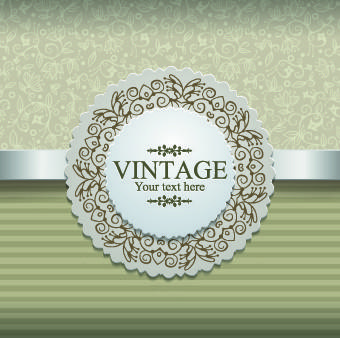 elegant vintage background vector design