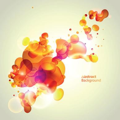 elements of abstract halation background vector