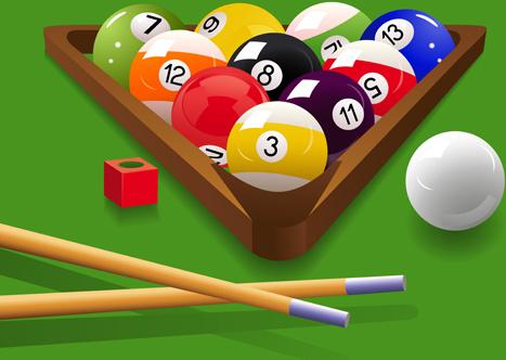 elements of billiards vector
