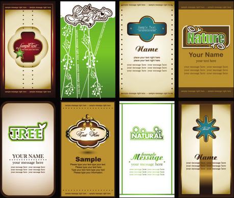 elements of cards vector