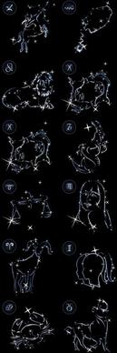 elements of constellations vector