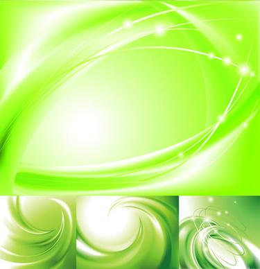 elements of green movement patterns backgrounds vector art
