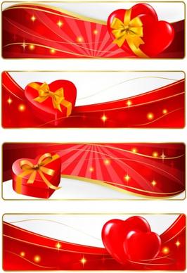 elements of romantic valentine39s day vector