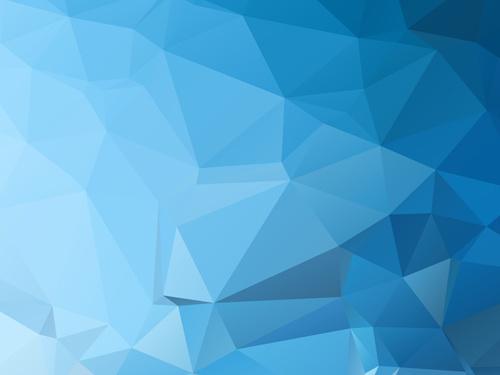 embossment triangular blue background vector