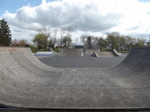 empty skate park