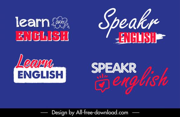 english study logotypes calligraphic texts sketch
