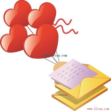 envelopes greeting cards vector