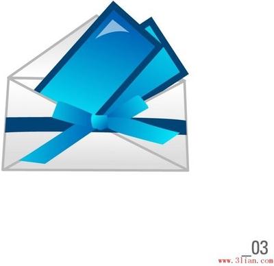 envelopes greeting cards vector