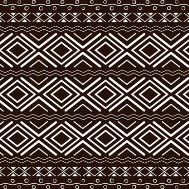 ethnic pattern design classical brown repeating decoration