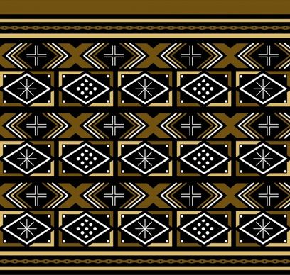 ethnic pattern design elegant abstract style