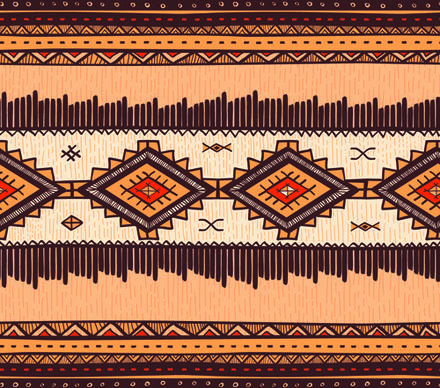 ethnic style tribal patterns graphics vector
