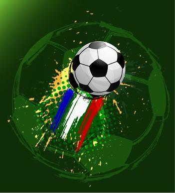 euro cup12 soccer background vector