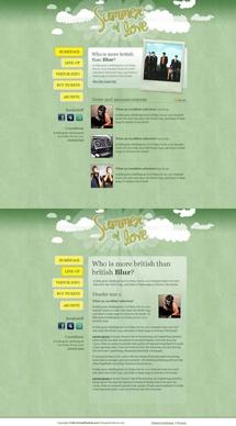 europe and the united states web design templates psd