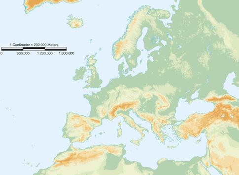 europe map vectors design