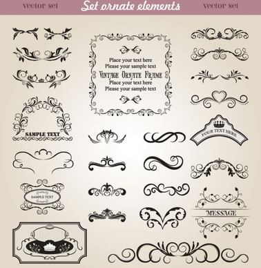 european classic lace pattern 01 vector