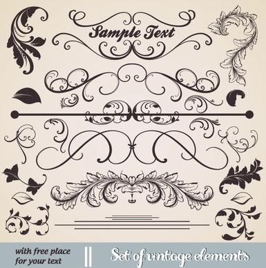 european classic lace pattern 03 vector