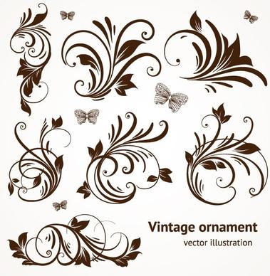 european classic lace pattern 03 vector
