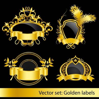 labels templates elegant luxury 3d decor european symmetric