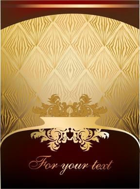 card cover template european elegant luxury classic decor