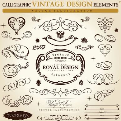 europeanstyle lace pattern elements 01 vector