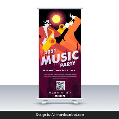 event conference roll up banner template players design 