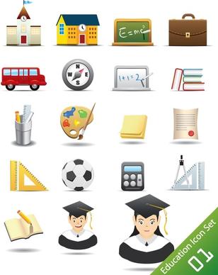 everyday office supplies icon vector