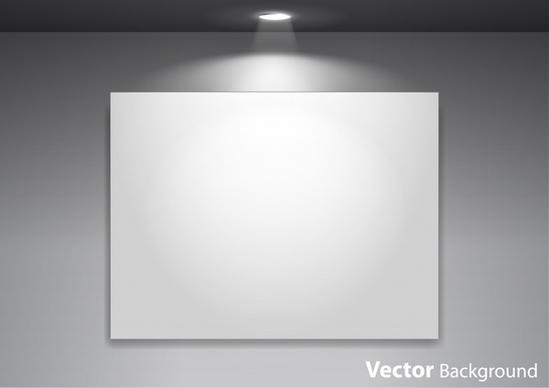 exhibition showing the effect of light vector