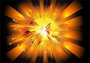 explosive style vector background