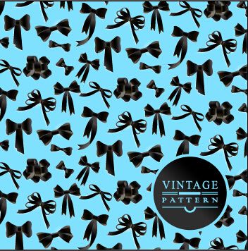 exquisite bow vector seamless pattern vector
